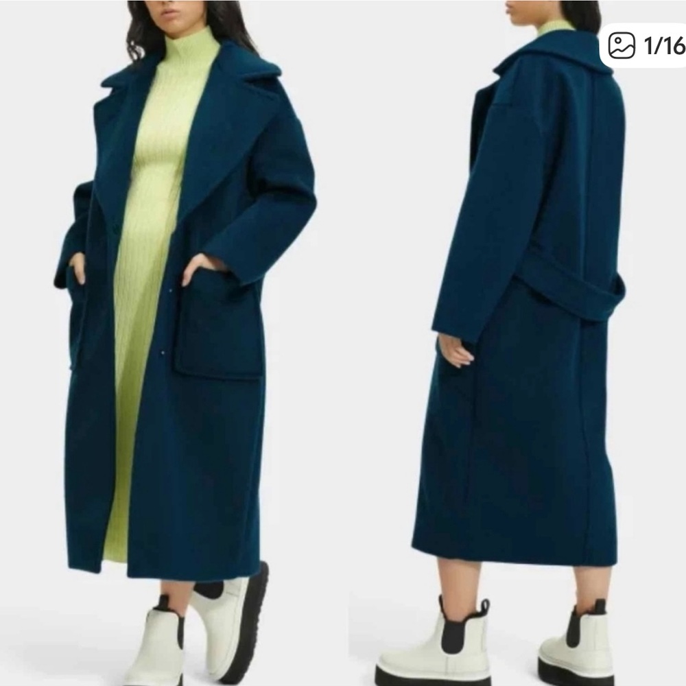 UGG Deep Blue Long Coat